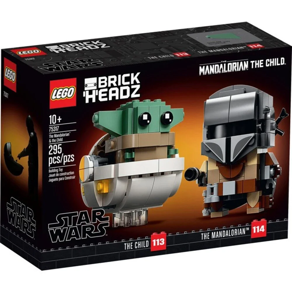 LEGO BrickHeadz Star Wars The Mandalorian & Child 75317 (Damage Box - Sealed)